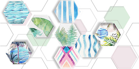 Настенная плитка Bounty Tropics (24.9x50) WT9BOU55