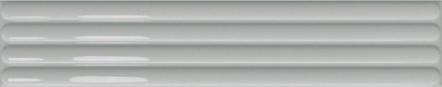 Керамическая плитка Plinto Out Grey Gloss 10,7*54,2