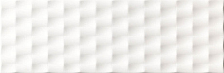 Керамическая плитка Lumen white pyramid lux GV010PL (25x75)