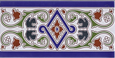 Настенная плитка Nerja Cenefa (14x28) C-287