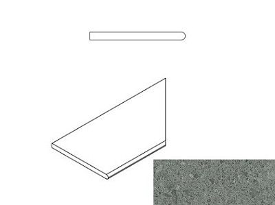 Grey Bordo Round Dx 620090000589 (30x60)