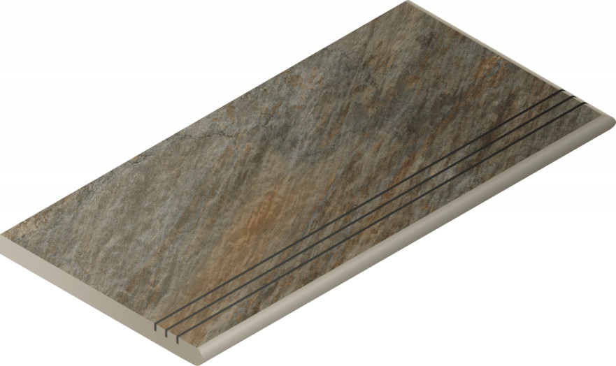 Ступень закругленная правая Dark Gradino Round Grip Dx 620040000026 (30x60) 620040000026