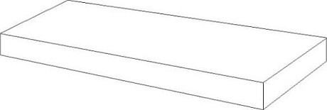 Ступень угловая левая Millennium Black Scalino Sx 620070001265 (33x60)