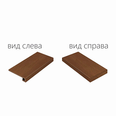 Ступень угловая правая Surface Corten Scalino Dx 620070000681 (33x60)