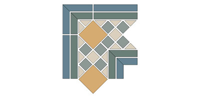 Угол AMIENS CORNER (23.7x23.7x19.4)