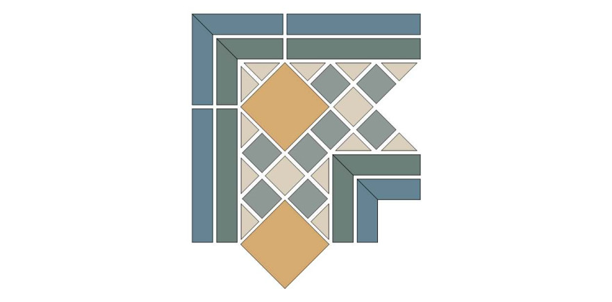 Угол AMIENS CORNER (23.7x23.7x19.4)