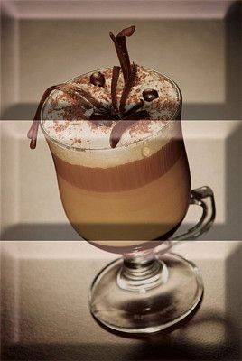Декор Composicion Coffee Capuccino Negro (20х30)