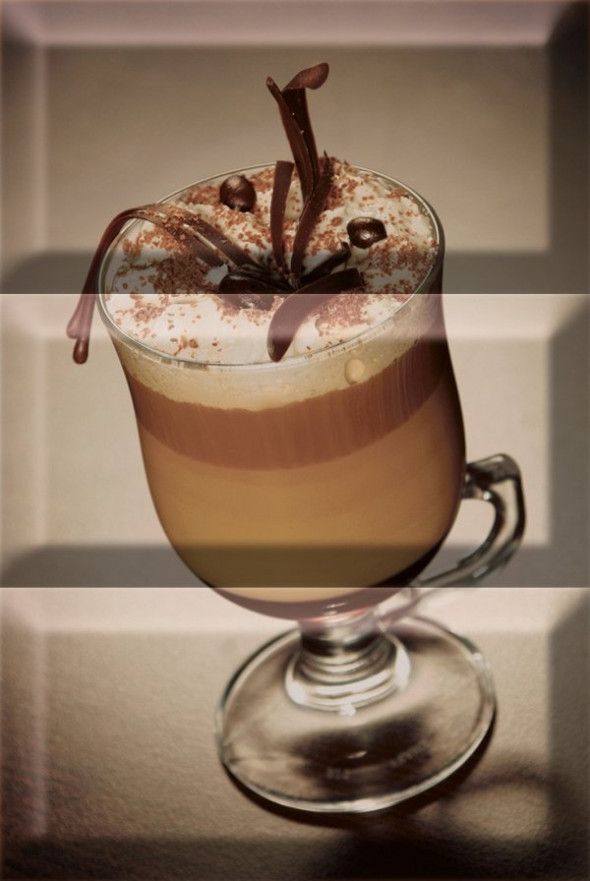 Декор Composicion Coffee Capuccino Negro (20х30) ABC0000073