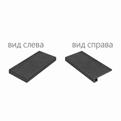 Ступень угловая левая Surface Steel Scalino Sx 620070000682 (33x60)