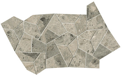 Мозаика Nativa Grey Fly Mosaico Satin (25x41.5) fQNM