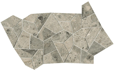 Мозаика Nativa Grey Fly Mosaico Satin (25x41.5) fQNM