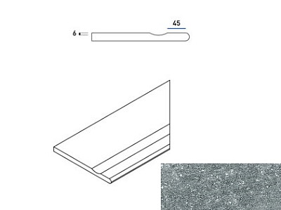 Silver Bordo Svasato Round Dx 620090000606 (30x60)