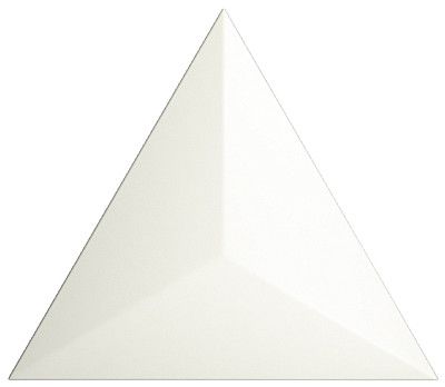 Керамическая плитка Traingle Level White Matt (15x17) 218241