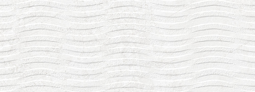 Керамическая плитка Rev. Alpine white waves (32x90)