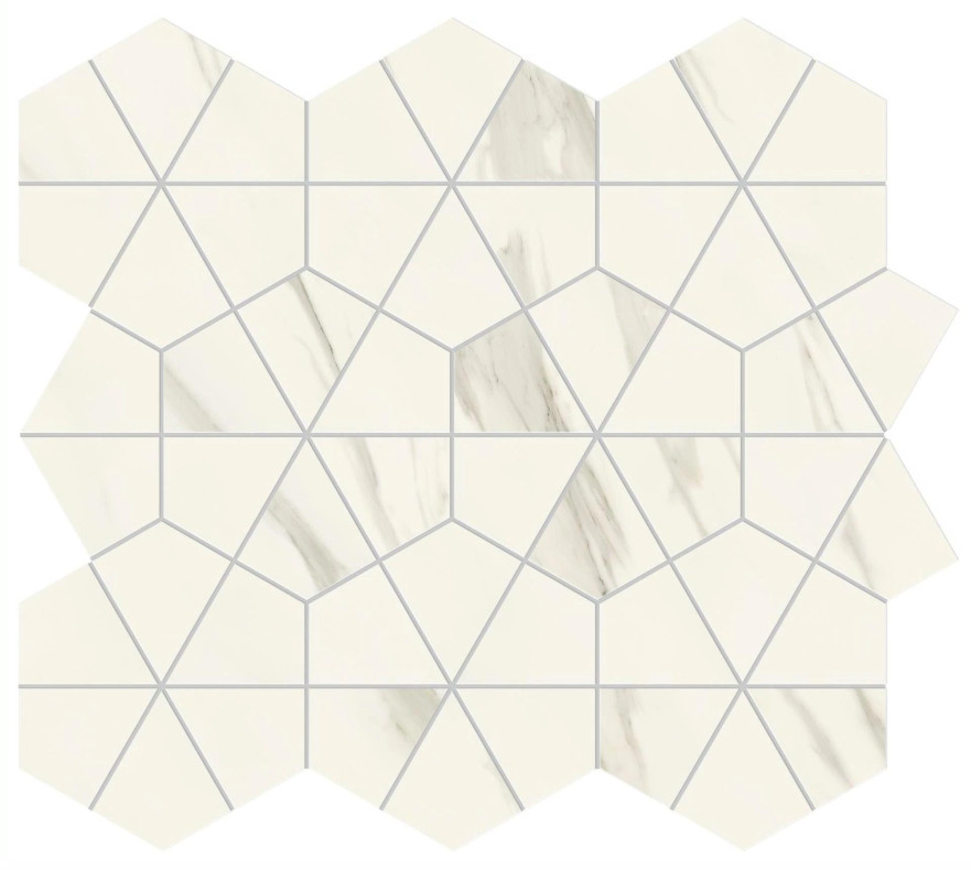 Мозаика Marvel Meraviglia Calacatta Meraviglia Hexagon Lapp. AJQY (40.3x46.6) AJQY