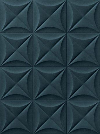 Настенная плитка 4D Flower Deep Blue (20x20) E066