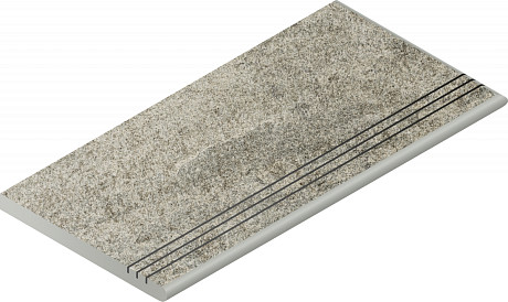 Ступень закругленная правая Нор.сильвер грип 620040000165 (30x60)