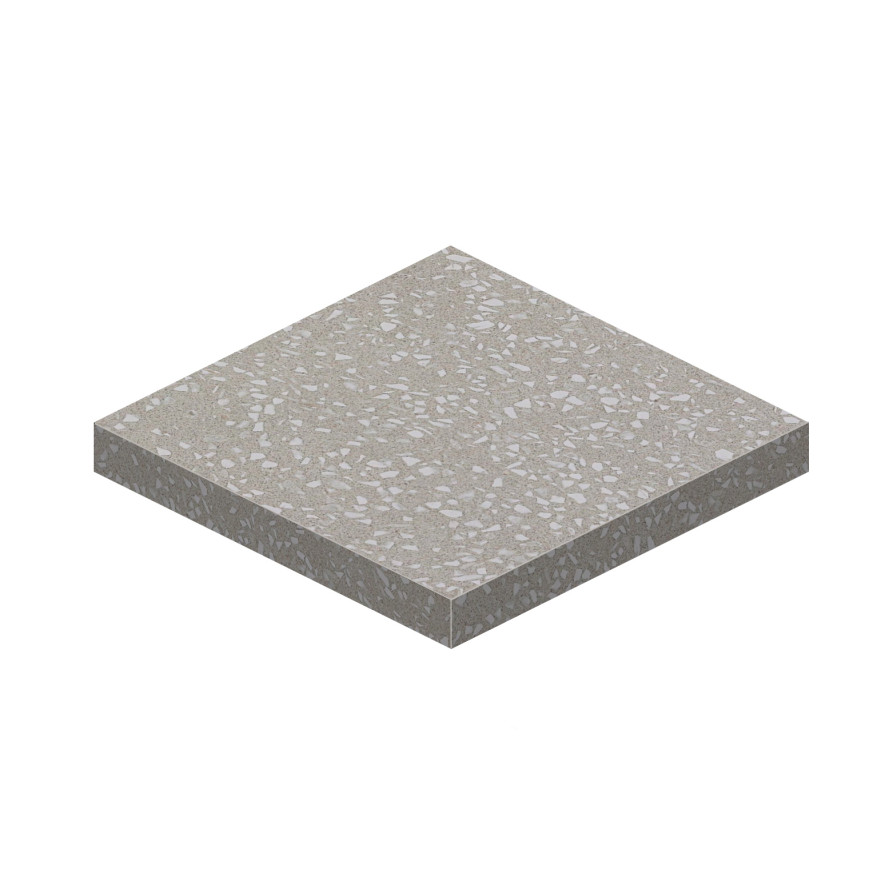 Ступень Marvel Terrazzo Pearl Scalino Ang. Matt (33x33) AS8Z AS8Z