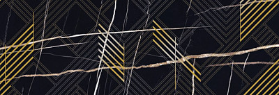 Декор (24,2x70) ROYAL NERO ORO