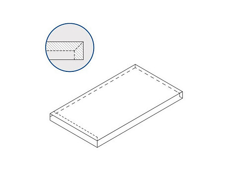 Silver X2 Scalino (33X60) Angolare Sx 620070001723