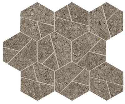 Мозаика Boost Stone Taupe Mosaico Hex (25.28.5) A7CX