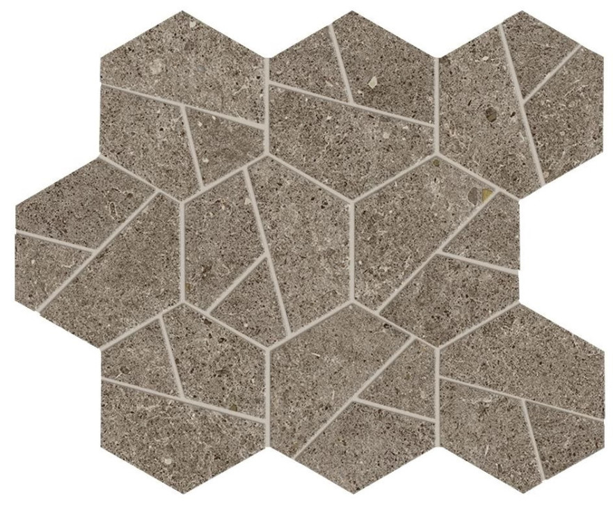 Мозаика Boost Stone Taupe Mosaico Hex (25.28.5) A7CX A7CX