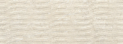 Керамическая плитка Rev. Alpine beige waves (32x90)