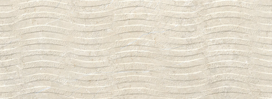 Керамическая плитка Rev. Alpine beige waves (32x90)