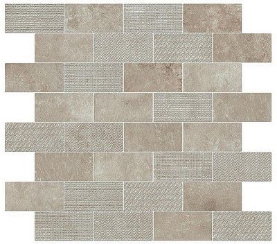 Мозаика Aix Cendre Minibrick Tumbled (30.5x30.5) 9AKC