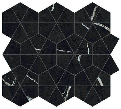 Мозаика Marvel Meraviglia Black Origin Hexagon Lapp. AJQ2 (40.3x46.6)