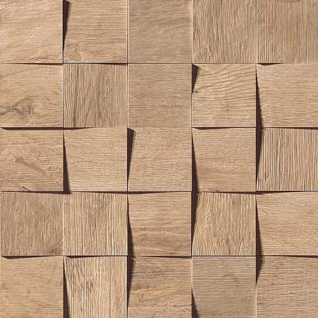 Мозаика Axi Golden Oak Mosaico 3D (35x35) AMV0