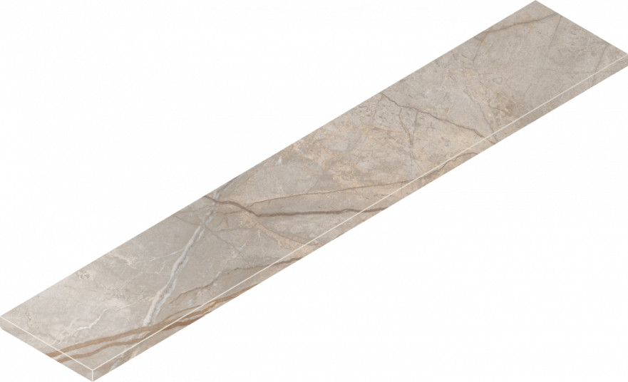 Ступень угловая левая Stellaris Elegant Silver Scalino Ang Sx(33x160) 620070002634