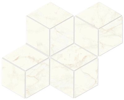 Мозаика Marvel Calacatta Delicato Mos. Esagono Lapp (30x35) A42K